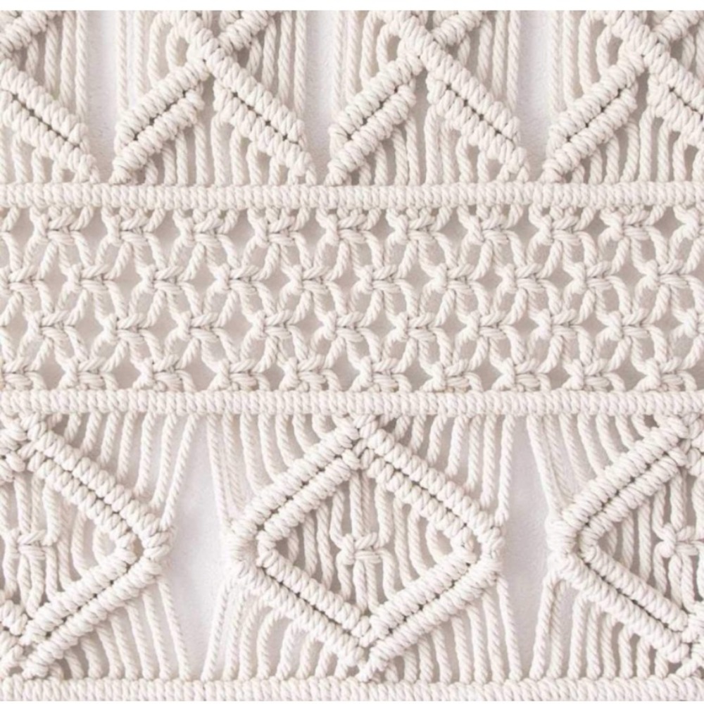 Handmade Bohemian Braided Macrame Indie Dorm/Living Room/Wall/Bedroom Decor - Picture 3 of 8